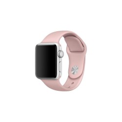 Ανταλλακτικό Λουράκι για Apple Watch 42/44mm Silicone Strap Smoothband SC07 (Baby Pink) Ροζ