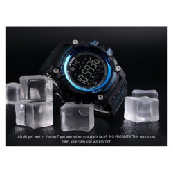 Smart Watch ρολόι με Βηματομετρητή και Bluetooth χειρός ανδρικό SKMEI 1227 BLUE