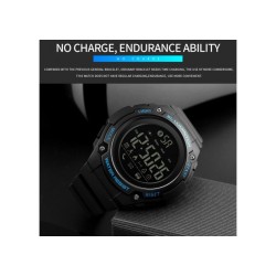 Smart Watch ρολόι με Βηματομετρητή και Bluetooth χειρός ανδρικό SKMEI 1347 BLUE