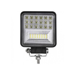Αδιάβροχος Προβολέας Αυτοκινήτου  LED Διάχυτου & Μακρινού Φωτισμού Spot 42SMD 6000K 12-30V 74444