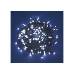100 LED Λευκά Χριστουγεννιάτικα Λαμπάκια 3mm OEM 1412 Εσωτερικού Χώρου με Πράσινο Καλώδιο 9μ Ρεύματος