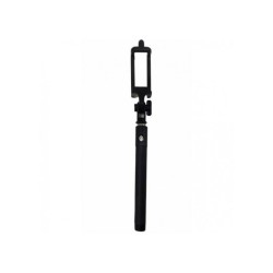 EZRA A048 Selfie Stick με κουμπί και καλώδιο Jack 3.5mm Black