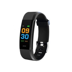 Smart Bracelet ρολόι Αθλητικό με Bluetooth & καρδιακό ρυθμό EZRA SW03 - Black