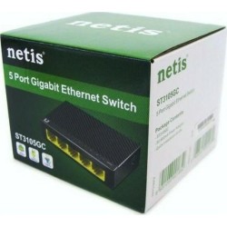 NETIS SWITCH 5-PORT 10/100/1000Mbps DESKTOP