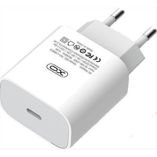 XO USB Type-C Wall Adapter L40 White