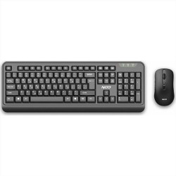 Nod Set Wireless Keyboard & Mouse Black