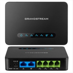 Grandstream HT814 HandyTone 814 ATA 4 FXS Port w/ Integrated Gigabit NAT Router/ Black