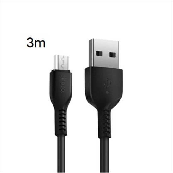 HOCO X20 FLASH Καλώδιο Micro USB Φορτιστής & Data 3m Black