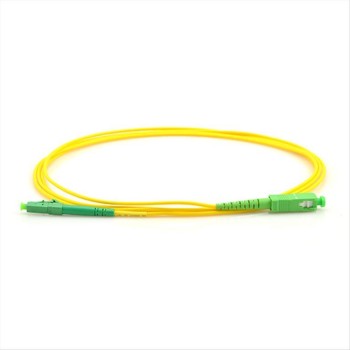 SC/APC to LC/APC Singlemode Fiber Optic, 3m Yellow