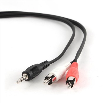 CABLEXPERT Καλώδιο Ήχου 3.5mm Stereo TO RCA Plug Cable 1.5m Black